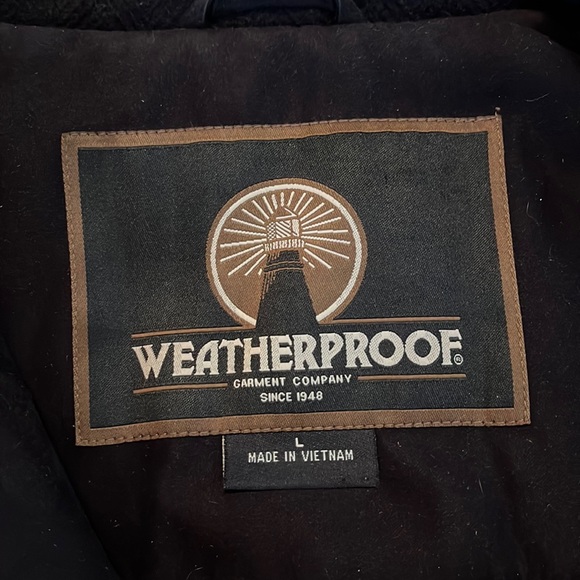 WEATHERPROOF Size Large Mens Jacket ZipFront Casual Business Chore Mid-Insulated - Picture 12 of 16